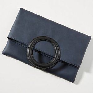 Anthropologie Tabitha Foldover Ring Handle Crossbody Purse & Clutch - NWT